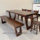 Bộ bàn ăn kết hợp băng ghế dài 1,8m