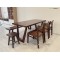 Bộ bàn ăn kết hợp băng ghế dài 1,8m
