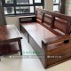 Bộ sofa gỗ me tây chân hộp hiện đại