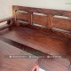 Bộ sofa gỗ me tây chân hộp hiện đại