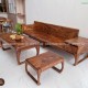 Bộ sofa chân quỳ gỗ me tây nguyên tấm 2,4m