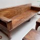 Bộ sofa chân quỳ gỗ me tây nguyên tấm 2,4m