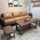 Bộ Sofa Gỗ Me Tây Nguyên Tấm Bọc Nệm