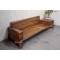 Ghế băng dài sofa chân quỳ gỗ me tây