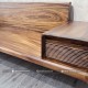 Ghế băng dài sofa chân quỳ gỗ me tây