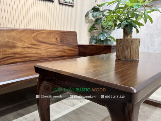Sofa chân quỳ dài 2,2m + 1 bàn