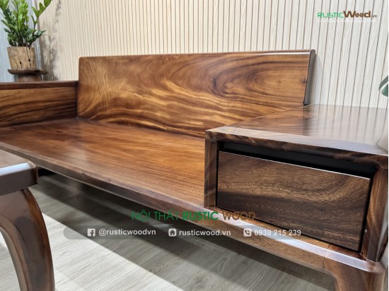 Sofa chân quỳ dài 2,2m + 1 bàn