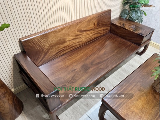 Sofa chân quỳ dài 2,2m + 1 bàn