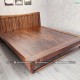 Giường Ngủ Gỗ Me Tây Nguyên Khối Chân Louis
