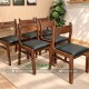 Ghế bella gỗ me tây mặt nệm tựa gỗ