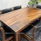 Bộ bàn ăn 4 ghế gỗ me tây nguyên khối
