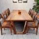 Bộ bàn ăn gỗ tự nhiên nguyên tấm 8 ghế