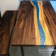 Bàn gỗ me tây epoxy 160x80cm