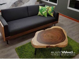 Bàn sofa gỗ me tây 70x90x7cm