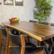 Bộ bàn ăn gỗ tự nhiên 6 ghế bella dài 1,6m