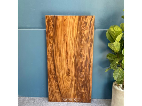 Mặt bàn gỗ me tây 140x70x5cm Mặt bàn gỗ me tây 140x70x5cm