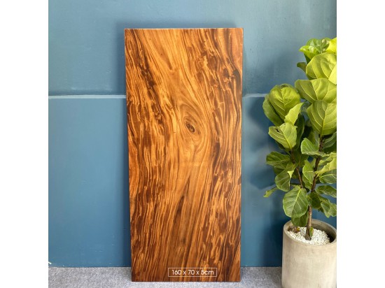 Mặt bàn gỗ me tây 160x70x5cm Mặt bàn gỗ me tây 160x70x5cm